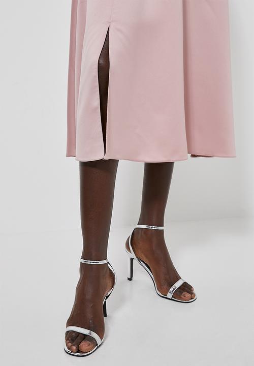 Superbalist - High neck fit & flare dress - pink