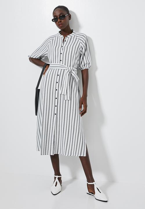 Superbalist - Blouson sleeve shirt dress - multi 