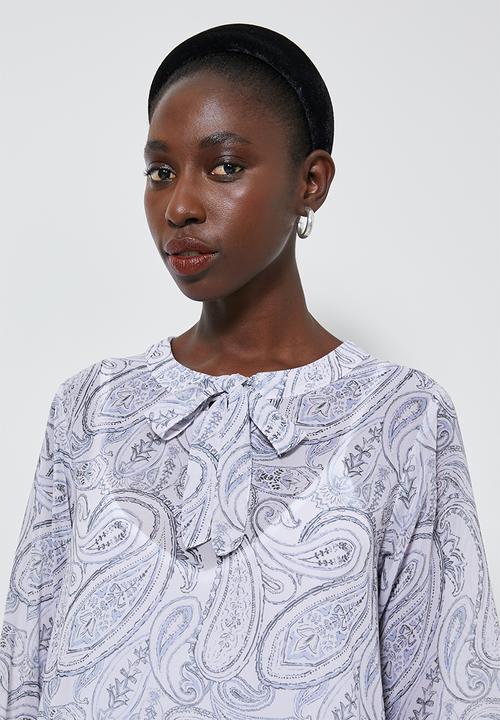 Superbalist - Dropped waist kitty bow dress - white