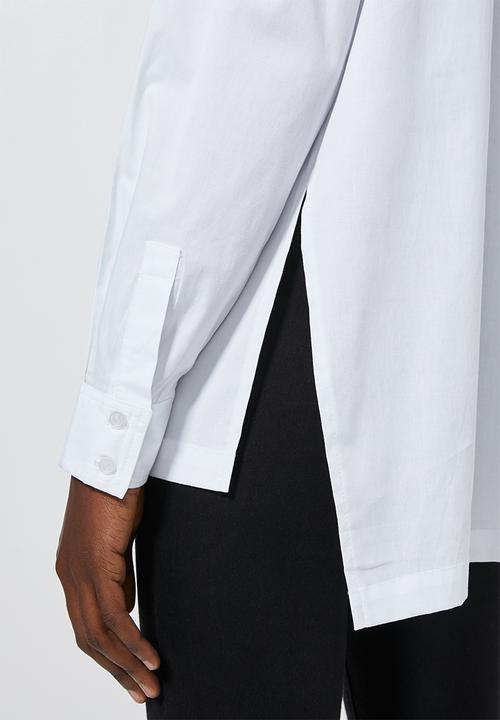 Superbalist - Longline shirt - white 