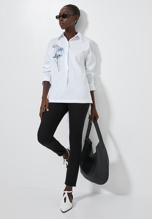 Superbalist - Longline shirt - white 