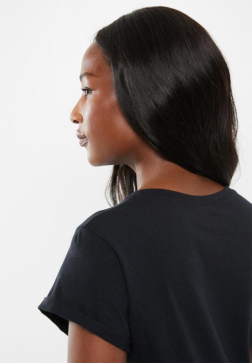 edit - 2 Pack round neck tees - black & white