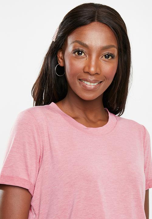 Cotton On - Maternity high low short sleeve top - pink