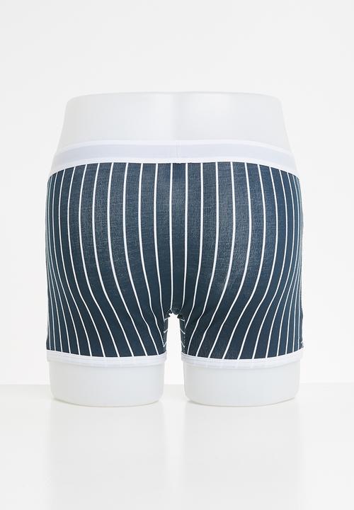 FILA - Alessio striped trunk - navy & white 