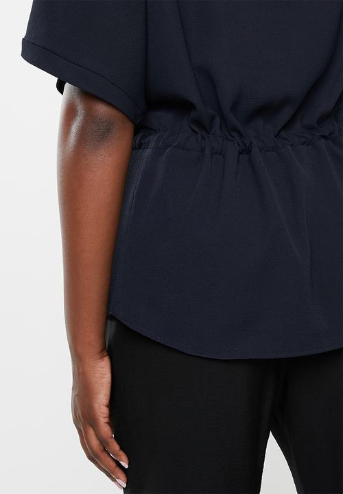 edit - Grown on sleeve utility shirt - navy