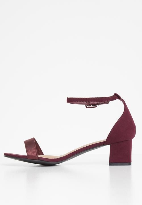 Cotton On - Lola low block heel - purple