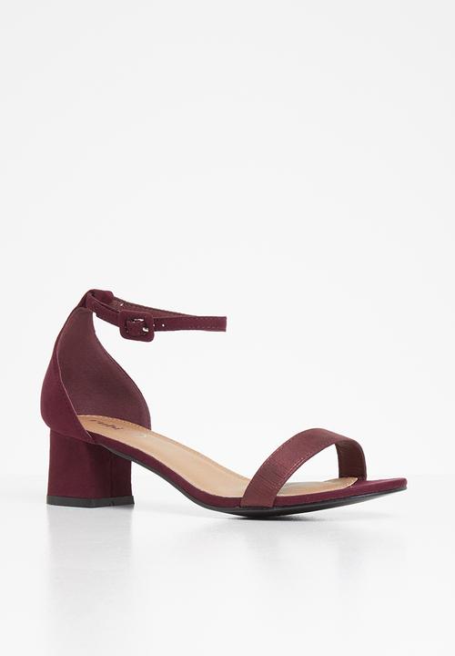 Cotton On - Lola low block heel - purple