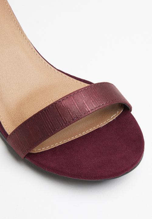 Cotton On - Lola low block heel - purple