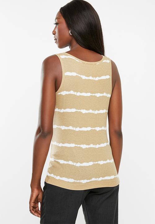 Cotton On - Maternity henley sleeveless tank top - tan