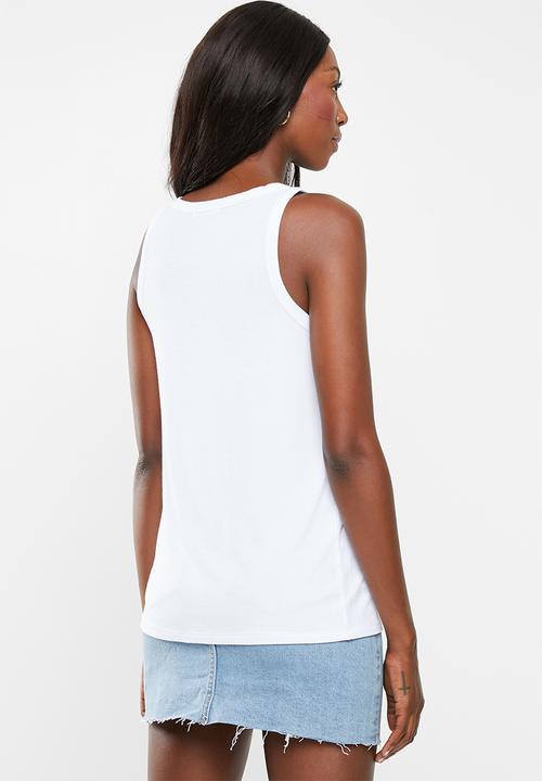 Cotton On - Maternity everyday girlfriend tank top - white