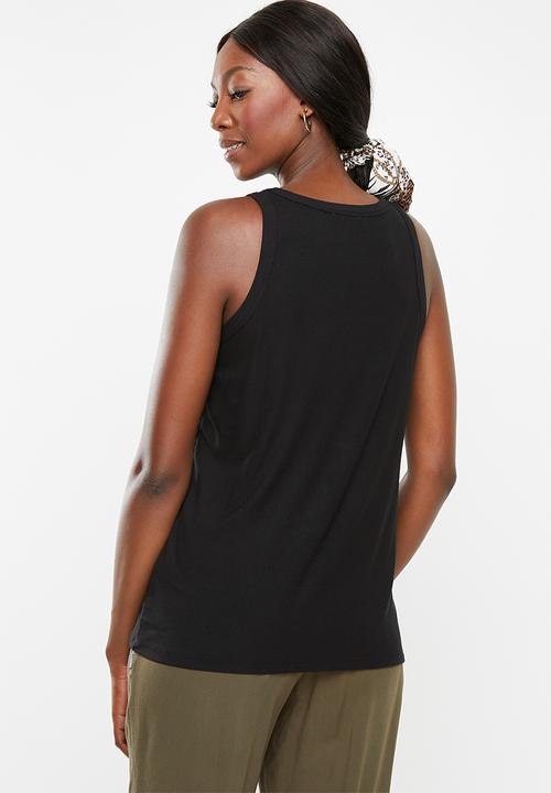 Cotton On - Maternity everyday girlfriend tank top - black
