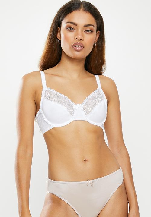 Playtex - Everyday comfort bra - white & beige 