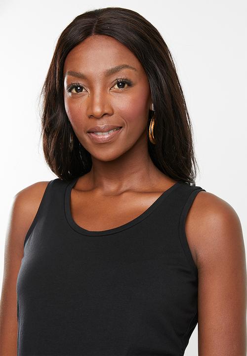 Cotton On - Maternity everyday gathered side tank top - black