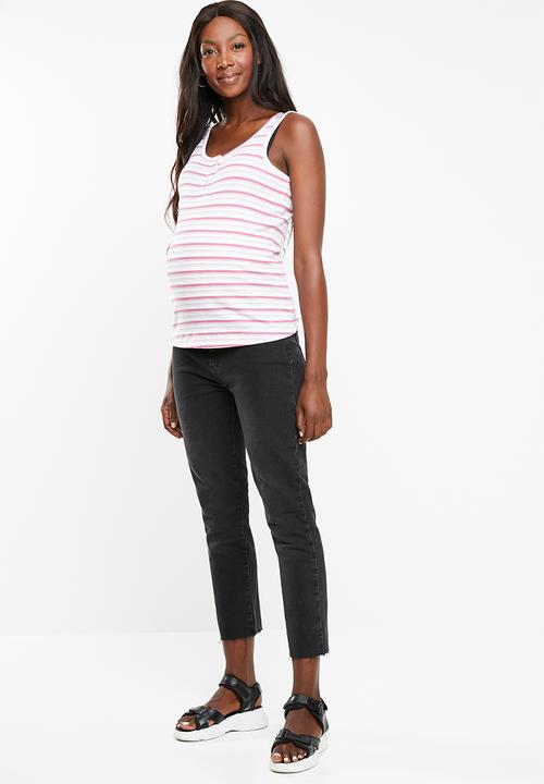 Cotton On - Maternity straight jeans - black