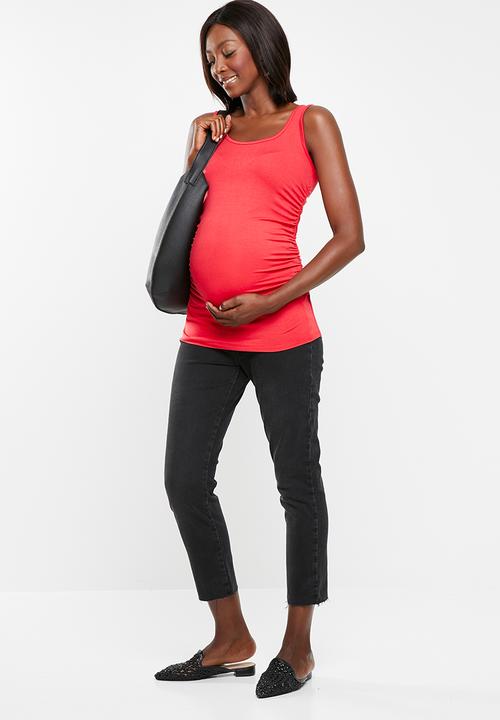 Cherry Melon - Maternity Watermelon tank top - red 