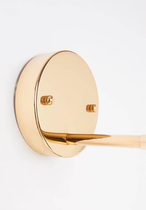Sixth Floor - Etsy wall light - gold 