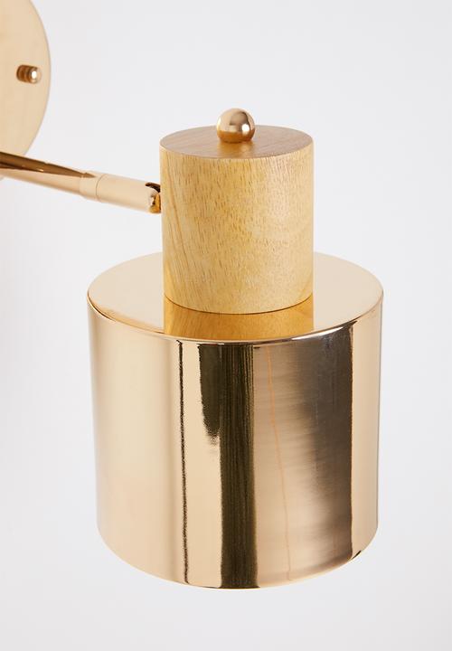 Sixth Floor - Etsy wall light - gold 