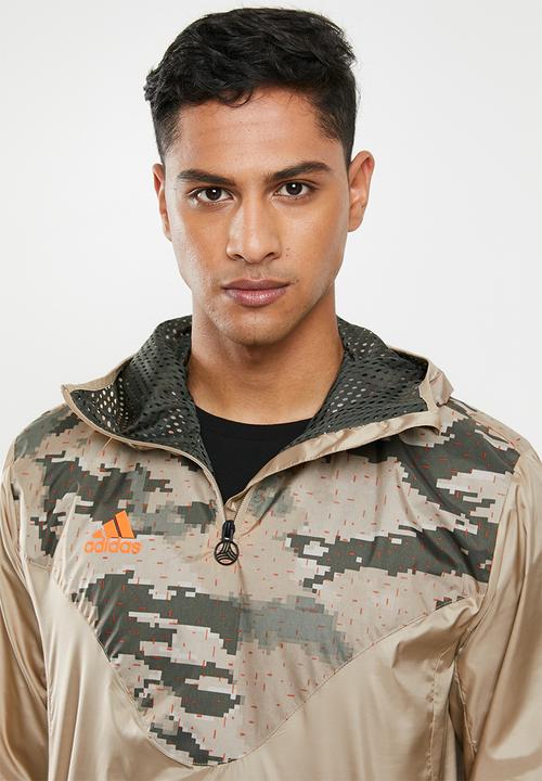 adidas Performance - Tan adv piste windbreaker - khaki
