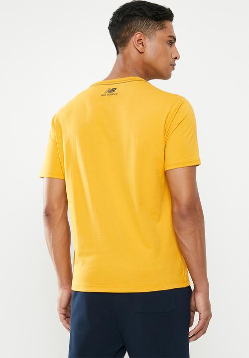 New Balance  - Nb athletics trail tee - yellow