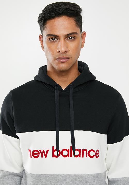 New Balance  - Stadium hoodie - black & white