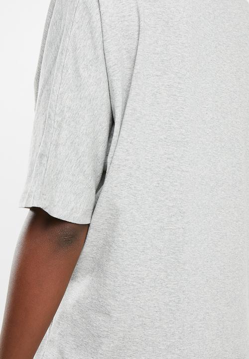 Superbalist - Maternity Oversized tee dress - grey melange
