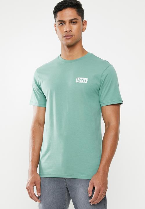 Scratched vans short sleeve tee - blue 