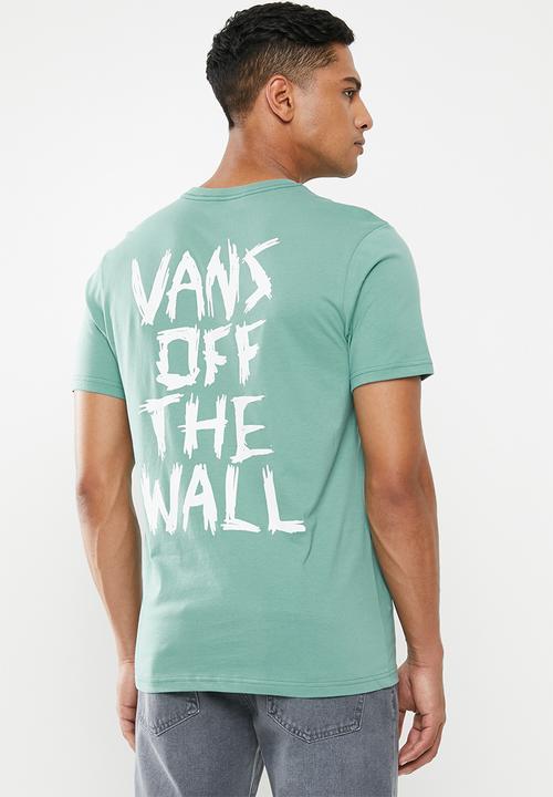 Vans - Scratched vans short sleeve tee - blue/green