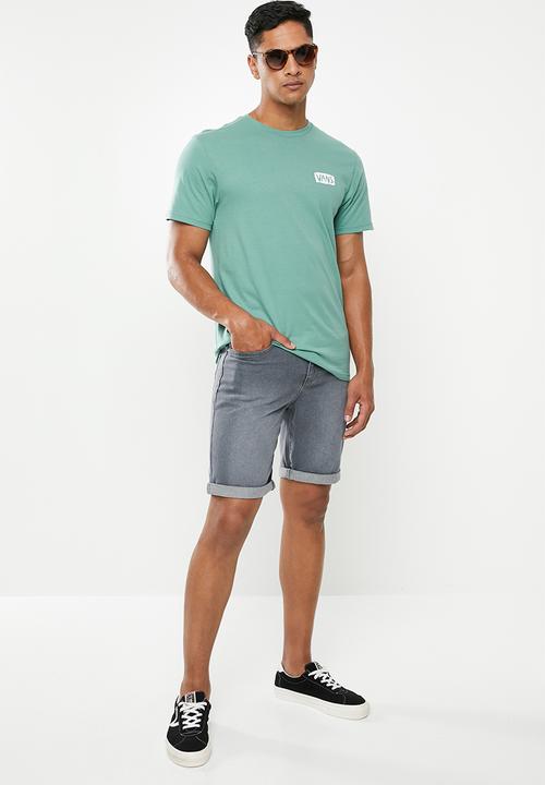 Vans - Scratched vans short sleeve tee - blue/green