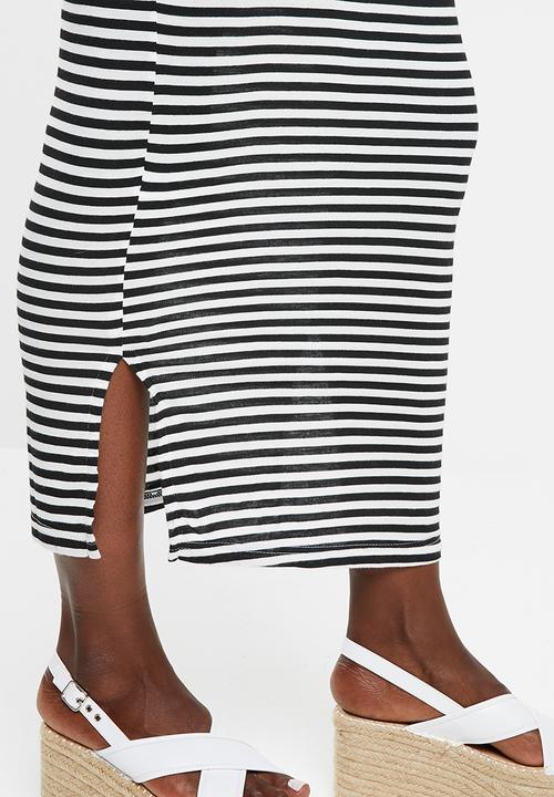 Superbalist - Maternity Tank style maxi - stripe black/white