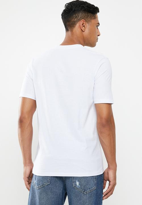 Cotton On - Downtown LA flag tbar text T-shirt - white