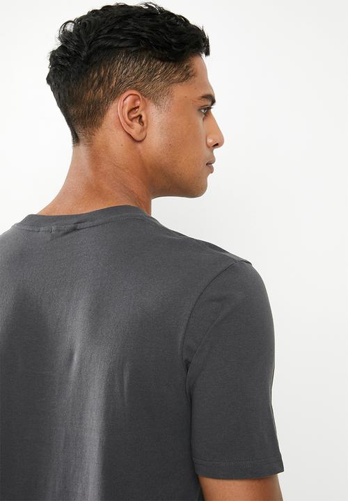 Cotton On - La circles Tbar text T-shirt - grey