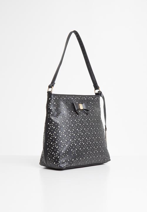 Pierre Cardin - Cassandra cut out bucket - black