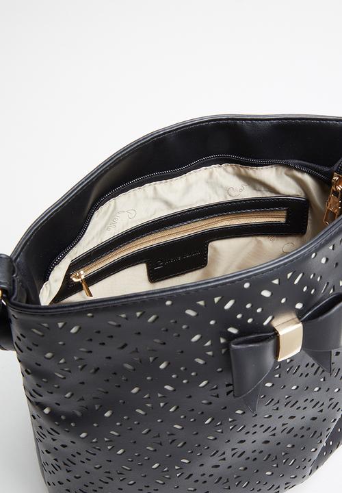 Pierre Cardin - Cassandra cut out bucket - black