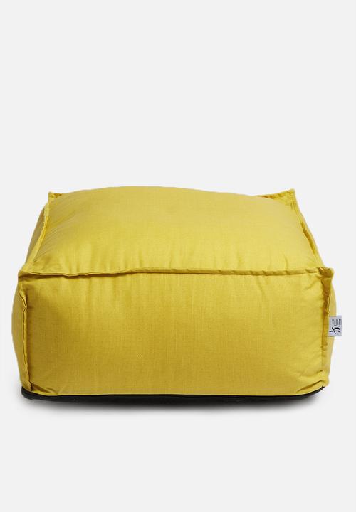 Sixth Floor - Outdoor floor cushion - mustard