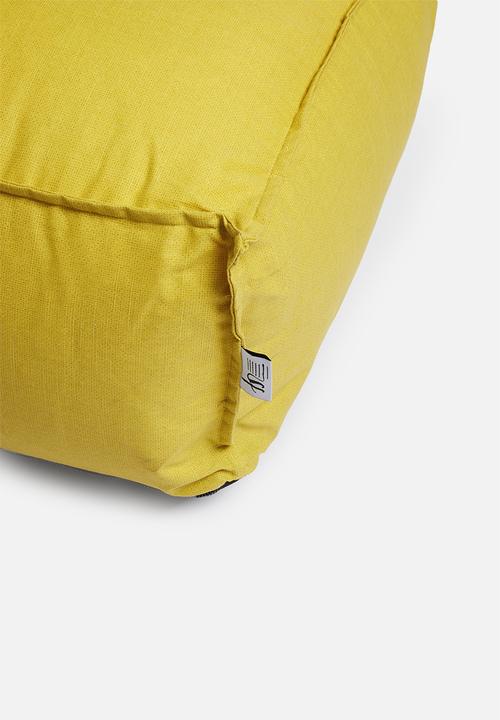 Sixth Floor - Outdoor floor cushion - mustard