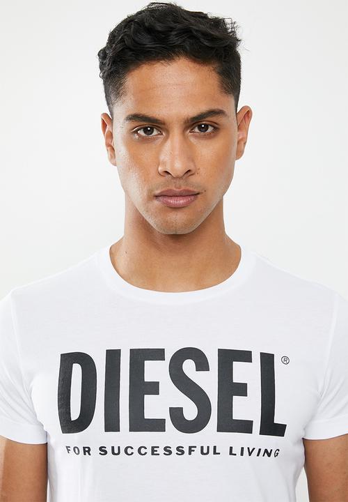 Diesel  - T-diego-logo maglietta - white