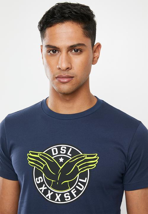 Diesel  - T-diego-b5 maglietta - blue