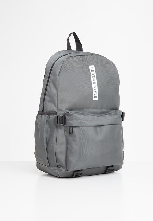 Pop Candy - Be your style logo backpack - grey