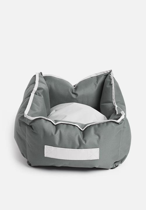 Sixth Floor - Rolo pet bed - grey & stone