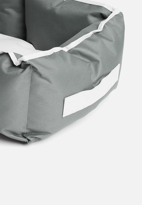 Sixth Floor - Rolo pet bed - grey & stone
