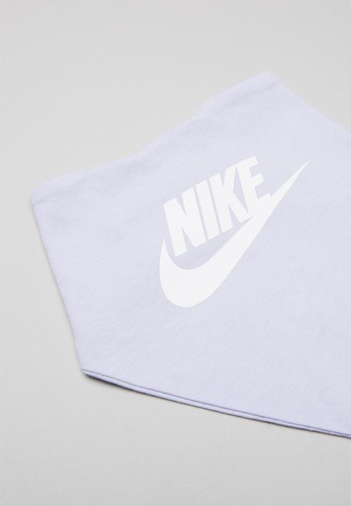 Nike - Nike nsw footed coverall & bib set - white & purple