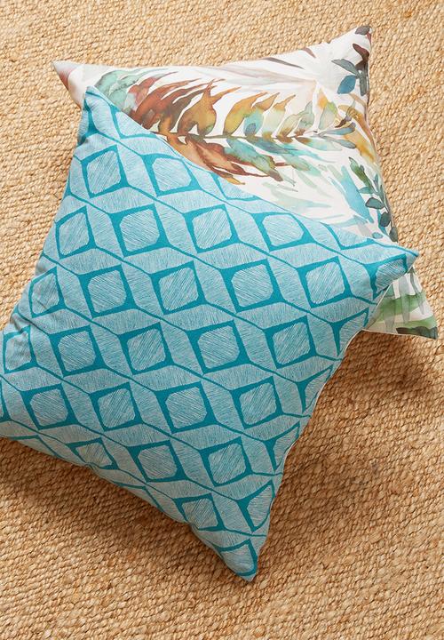 Grey Gardens - Nandi cushion cover - aqua