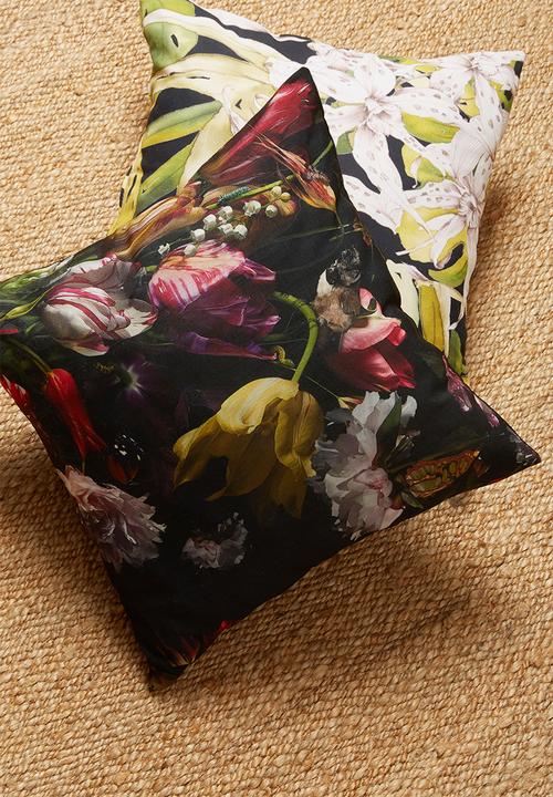 Grey Gardens - Baroque cushion cover - multi