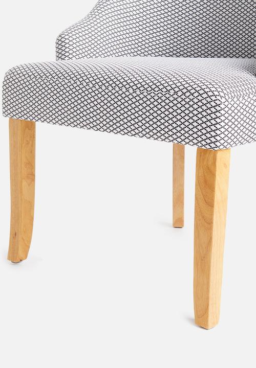 SF Collection - Kirk lounge chair - white & black