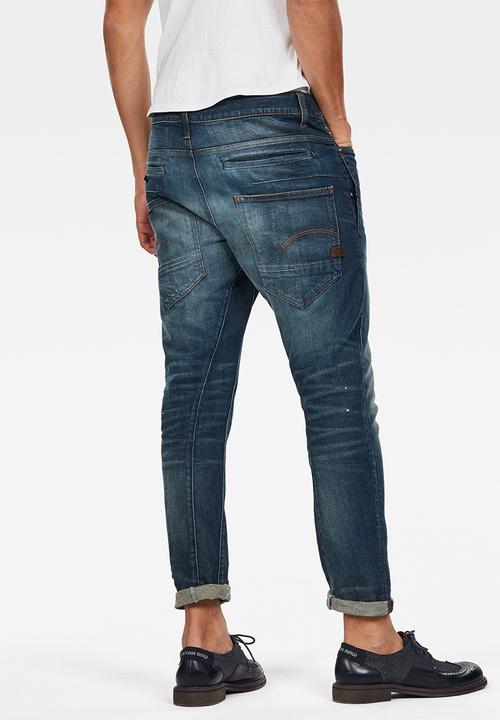 G-STAR - D-staq 3d slim  jeans - blue 