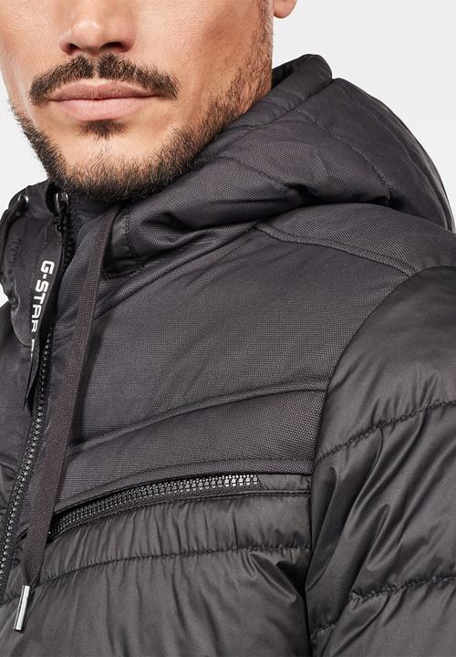 G-STAR - Attac quilted hdd jacket - black