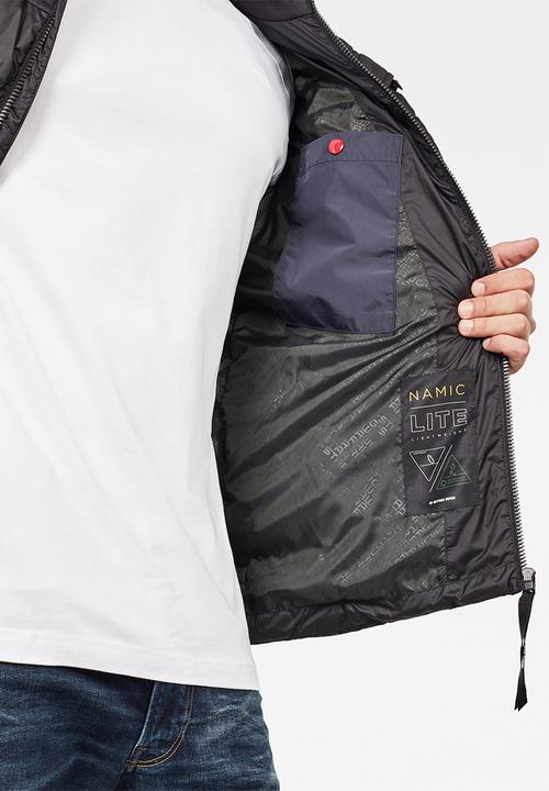 G-STAR - Attac quilted hdd jacket - black