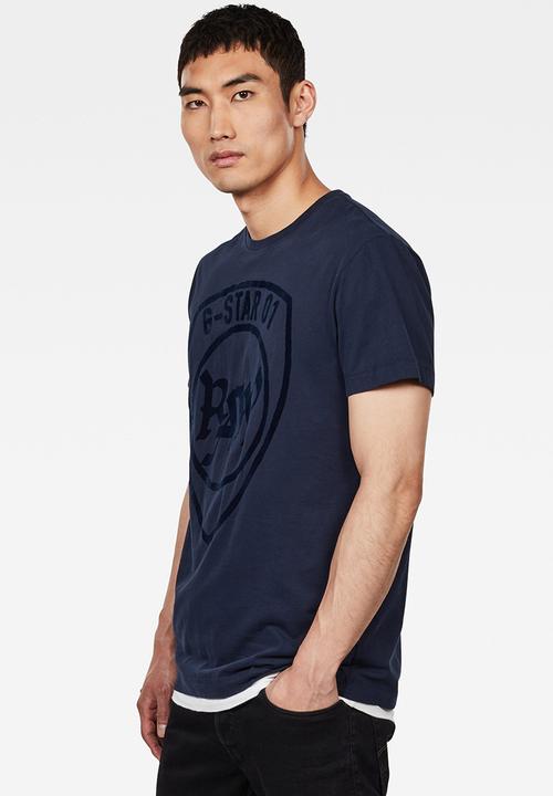 G-STAR - Graphic 10 short sleeve T-shirts - blue