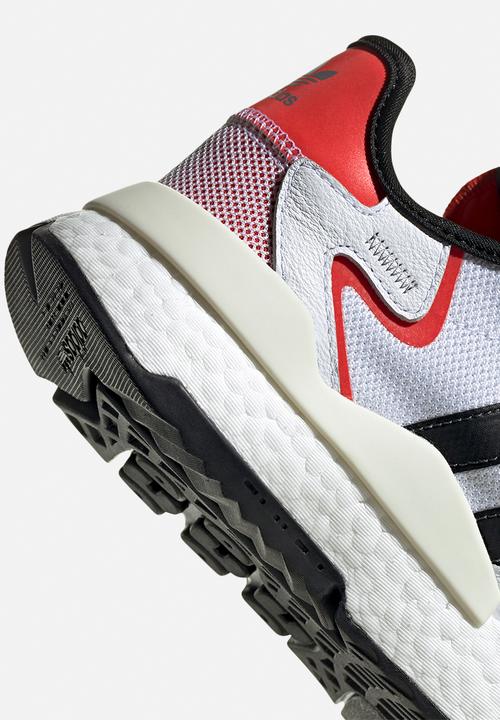 adidas Originals - Nite Jogger - ftwr white / core black / hi-res red