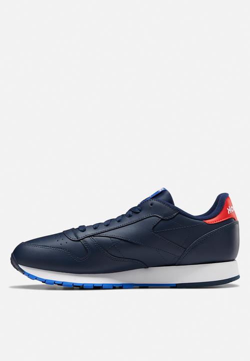 Reebok Classic - Classic Leather - collegiate navy / radiant red / white